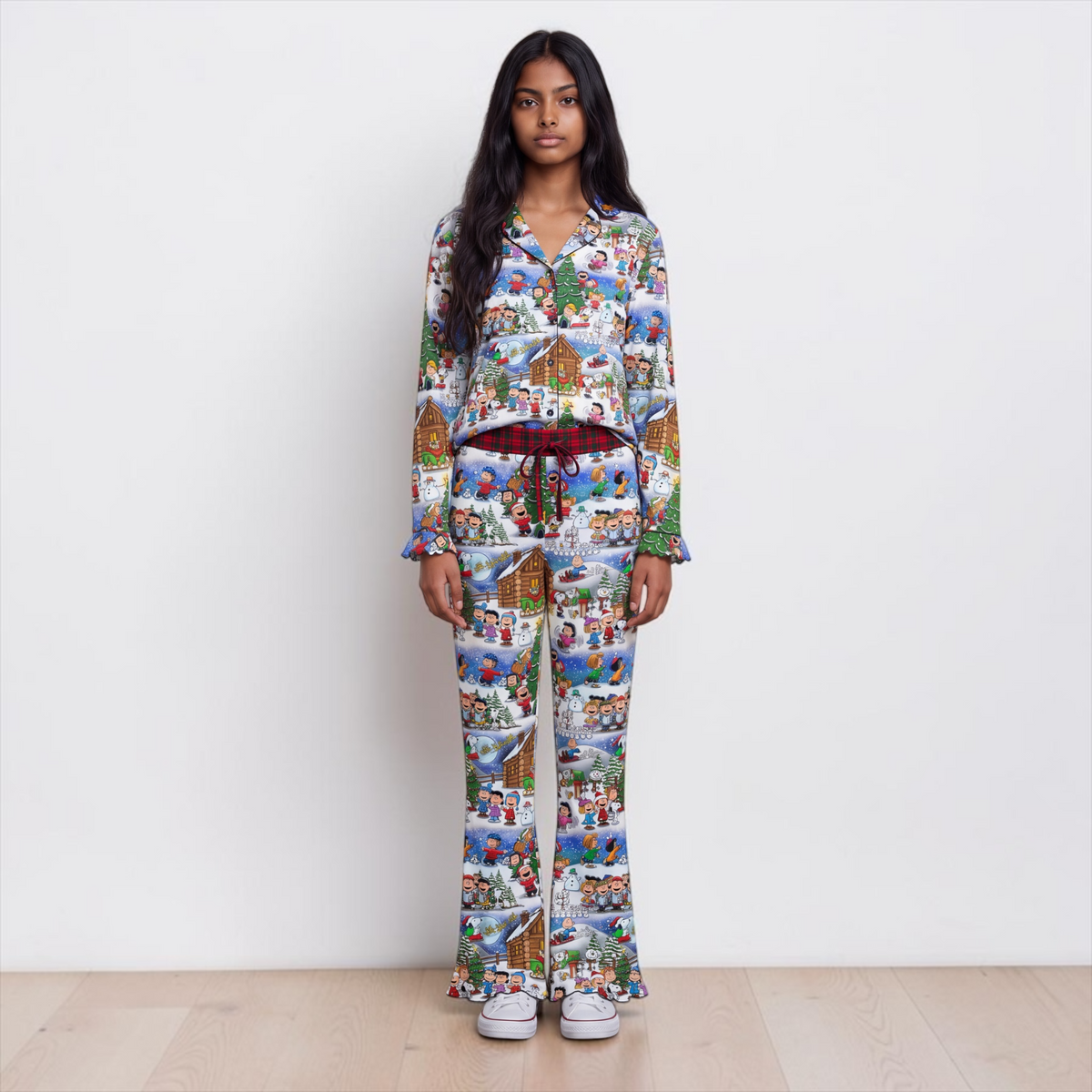 Merry Little Memories Mama Button Up Sleep Set