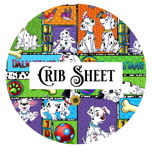 Dalmatians Crib Sheet