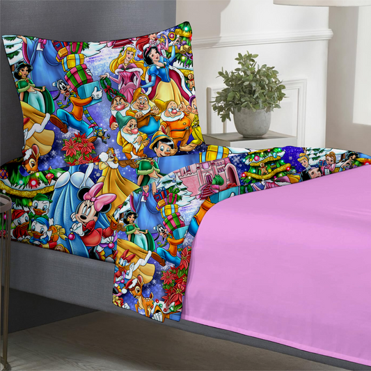 The Queens Of Christmas Twin Sheet Set