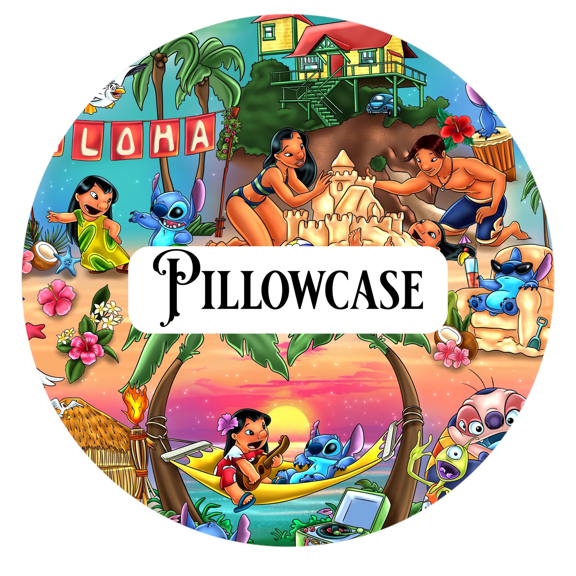 Stitch Island Oasis Pillow Case