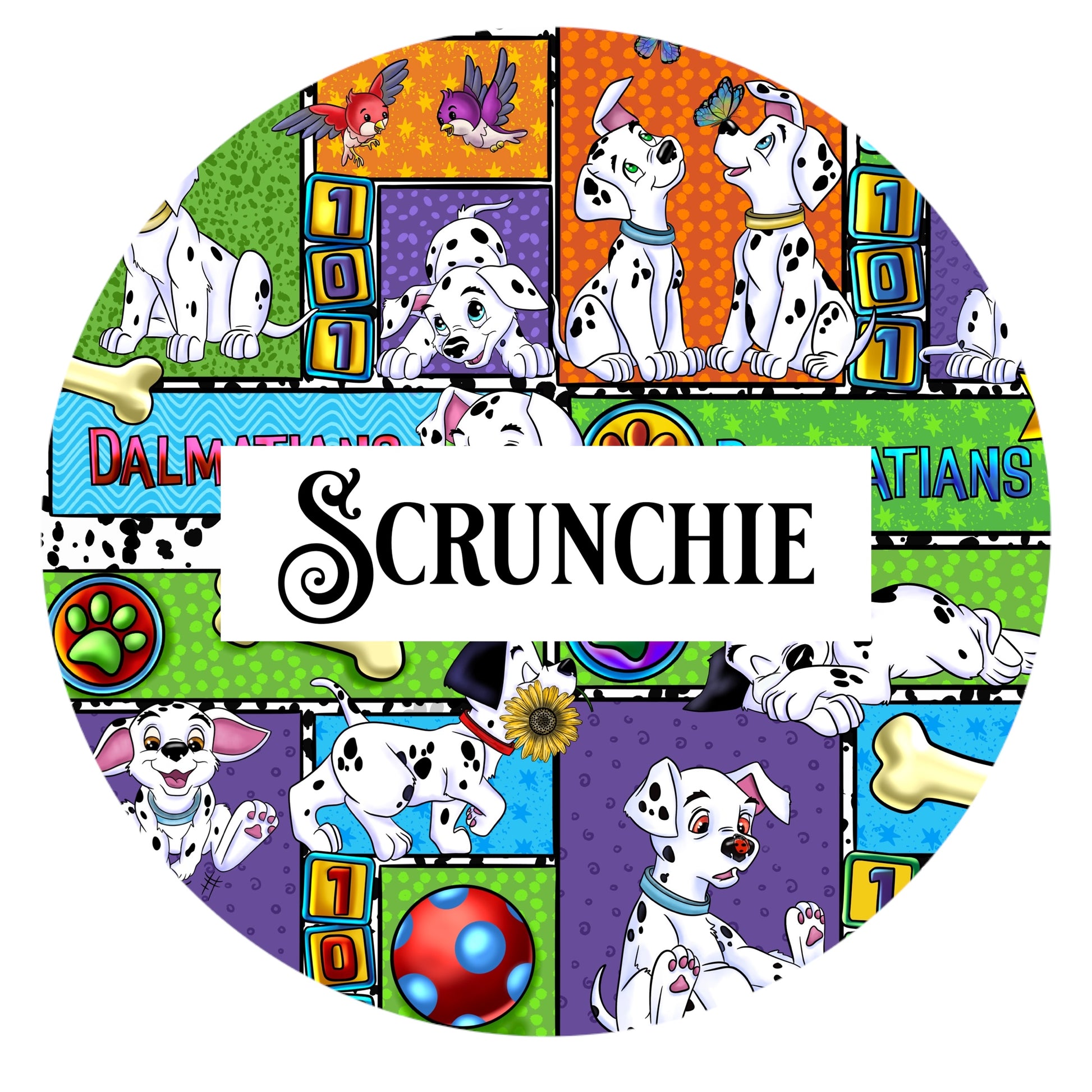 Dalmatians Scrunchies