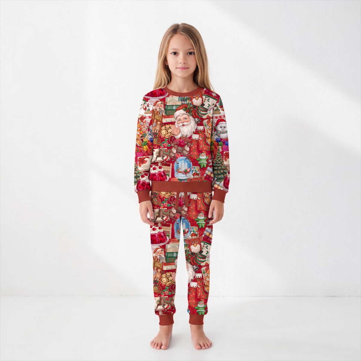 Home For The Holiday French Terry Jogger Set